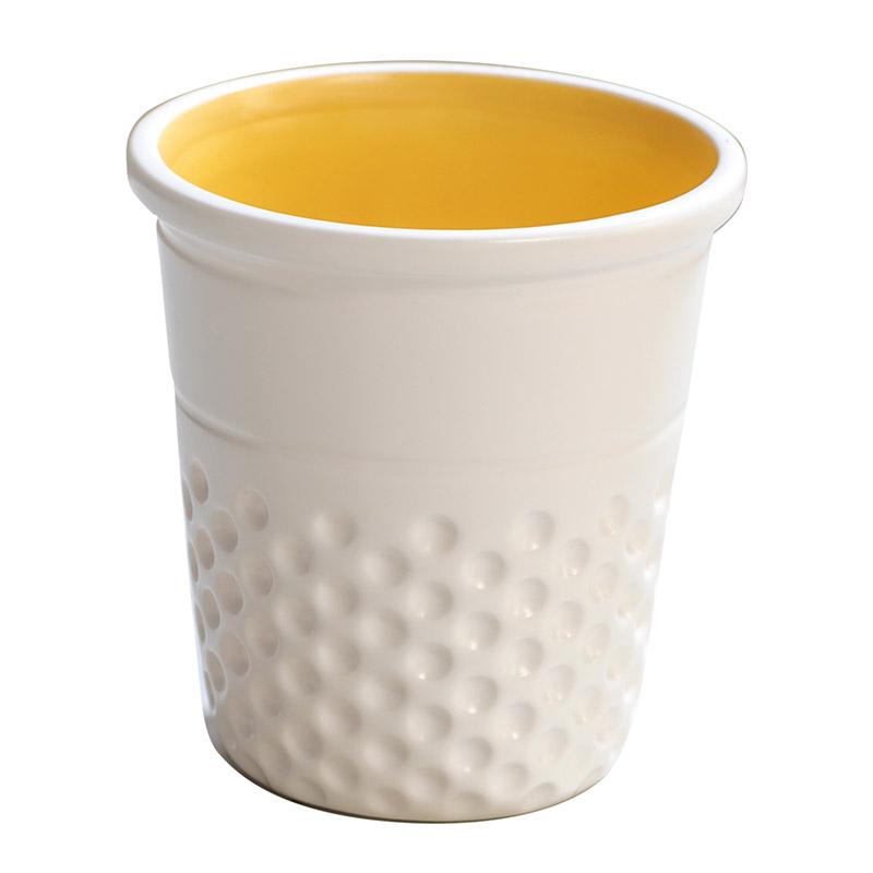 Thimble Container - Yellow