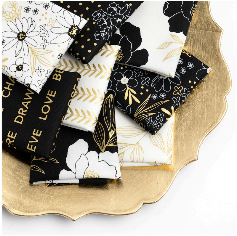 Gilded Paper • Bold Blossoms • 11530-11 • Half Yard