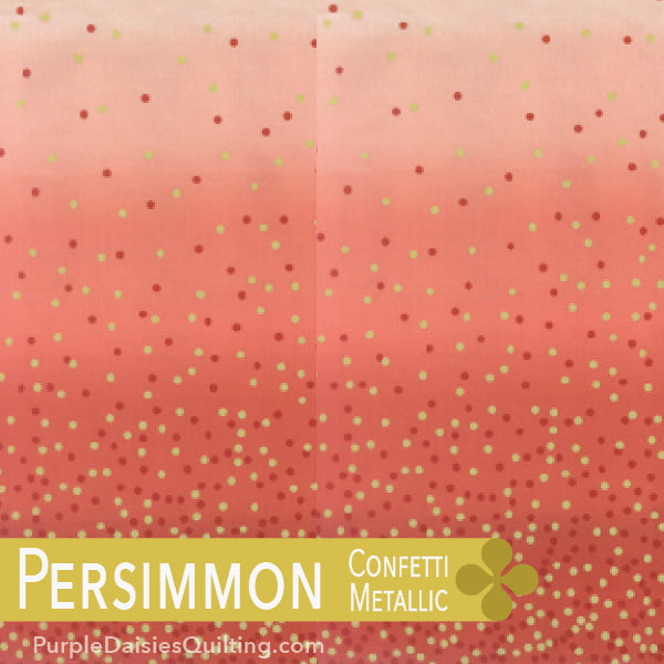Persimmon - Ombre Confetti - Half Yard - 10807-216