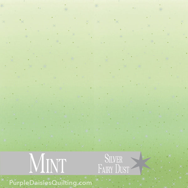 Mint - Ombre Fairy Dust - Half Yard - 10871-210