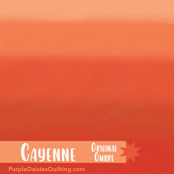 Cayenne - V & Co. Ombre - Half Yard - 10800-313