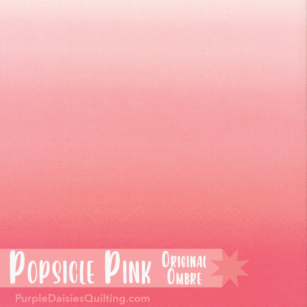 Popsicle Pink - V & Co. Ombre - Half Yard - 10800-226