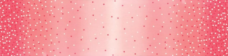 Popsicle Pink - 108" wide Ombre Confetti - Half Yard - 11176-226