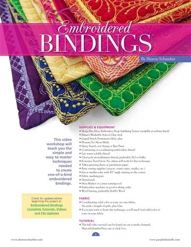 Embriodered Bindings