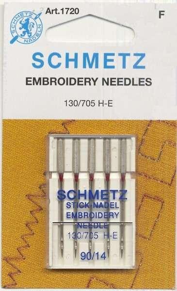 Schmetz - Size 90/14 Machine Embroidery Needles
