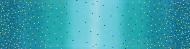Turquoise - Ombre Confetti - Half Yard - 10807-209