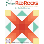 Red Rocks - FREE Mountain Themed Quilt Block