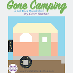 Gone Camping - Transportation Themed Quilt Block