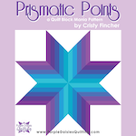 Prismatic Points - Sparkle Themed Quilt Block