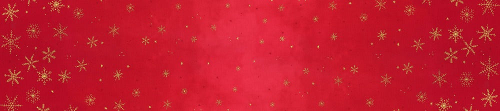 Christmas Red - Ombre Flurries - Half Yard - 10874-430MG