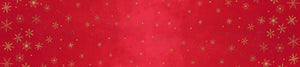 Christmas Red - Ombre Flurries - Half Yard - 10874-430MG