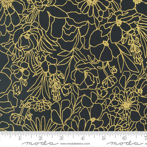 Gilded Metallic Ink Gold • Doodle Garden • 11533-16M • Half Yard