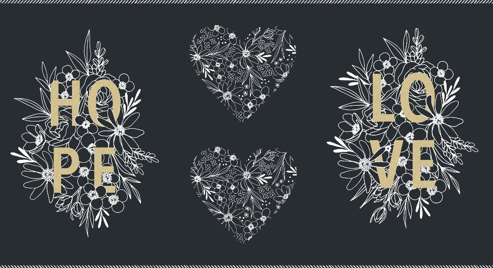 Gilded Metallic Ink Gold • 24" x 44" Panel • 11537-14M