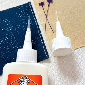 Microfine Glue Tips for glue basting seams fabric