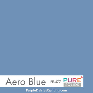 Aero Blue PURE Solids by Art Gallery Fabrics PE 477