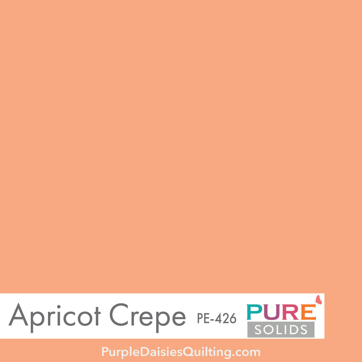 Apricot Crepe PURE Solids by Art Gallery Fabrics PE 426