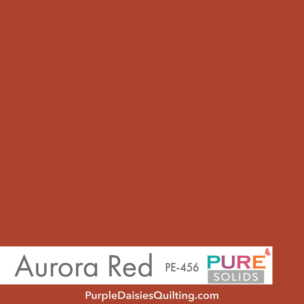 Aurora Red PURE Solids by Art Gallery Fabrics PE 456