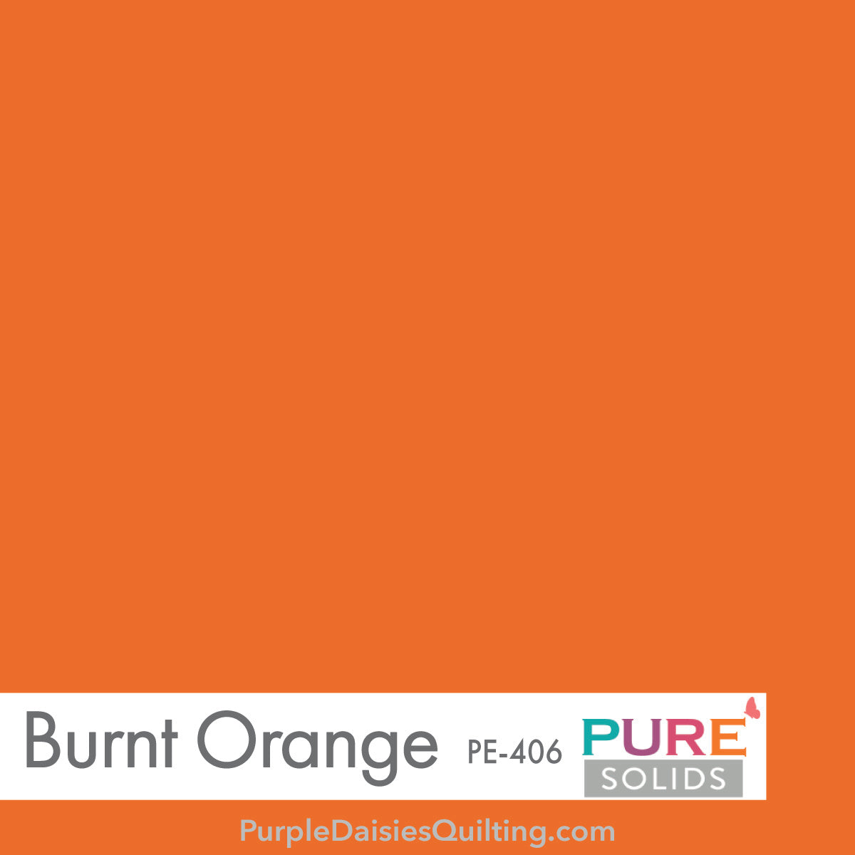 Burnt Orange PURE Solids by Art Gallery Fabrics PE-406