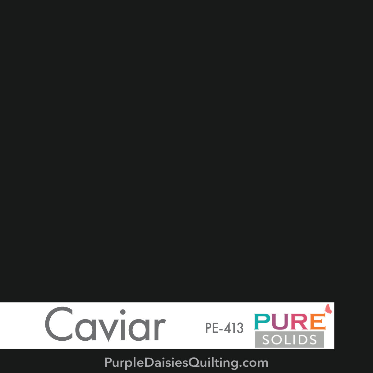 Pure Solids Caviar PE-413 from Art Gallery Fabrics