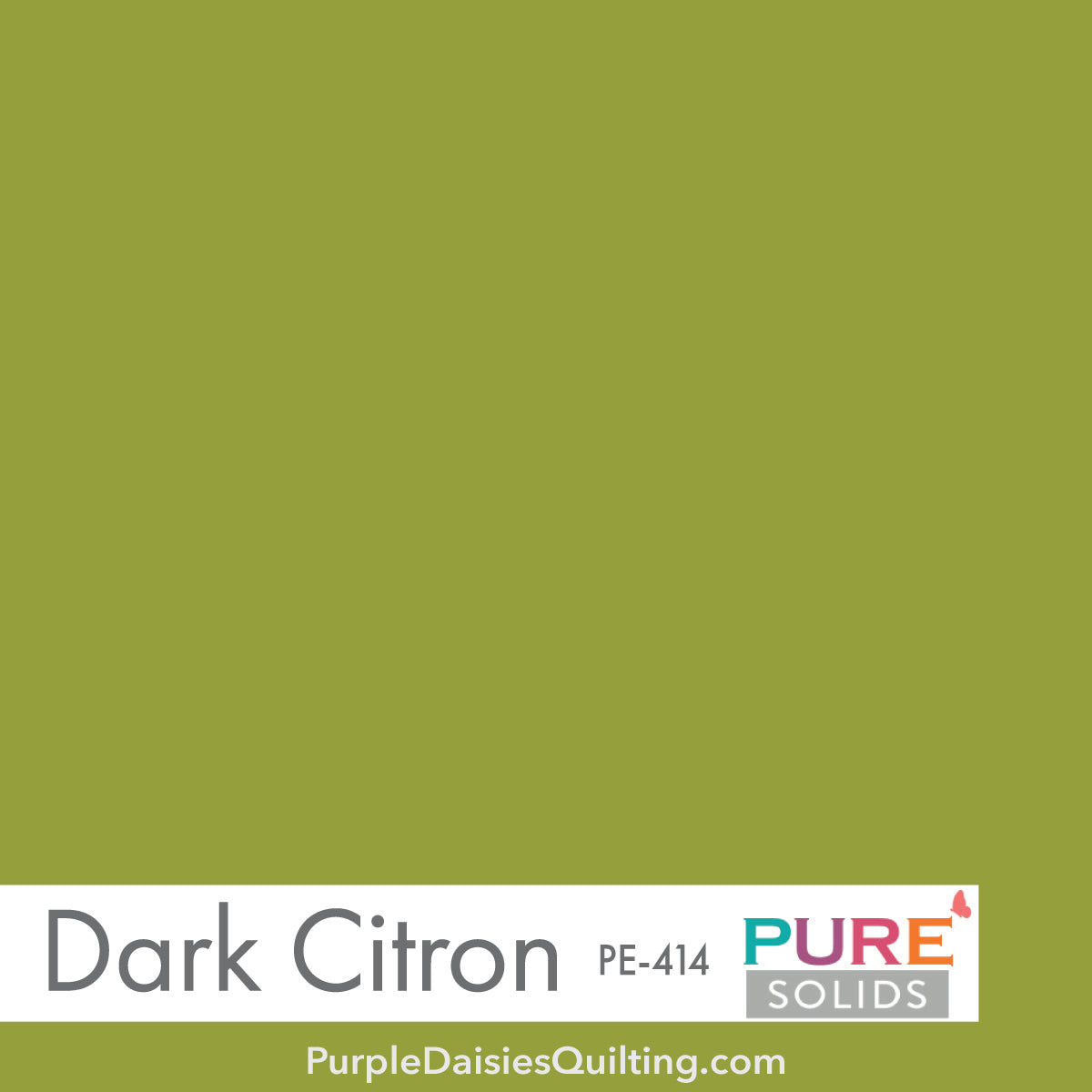 Dark Citron PURE Solids by Art Gallery Fabrics PE-414