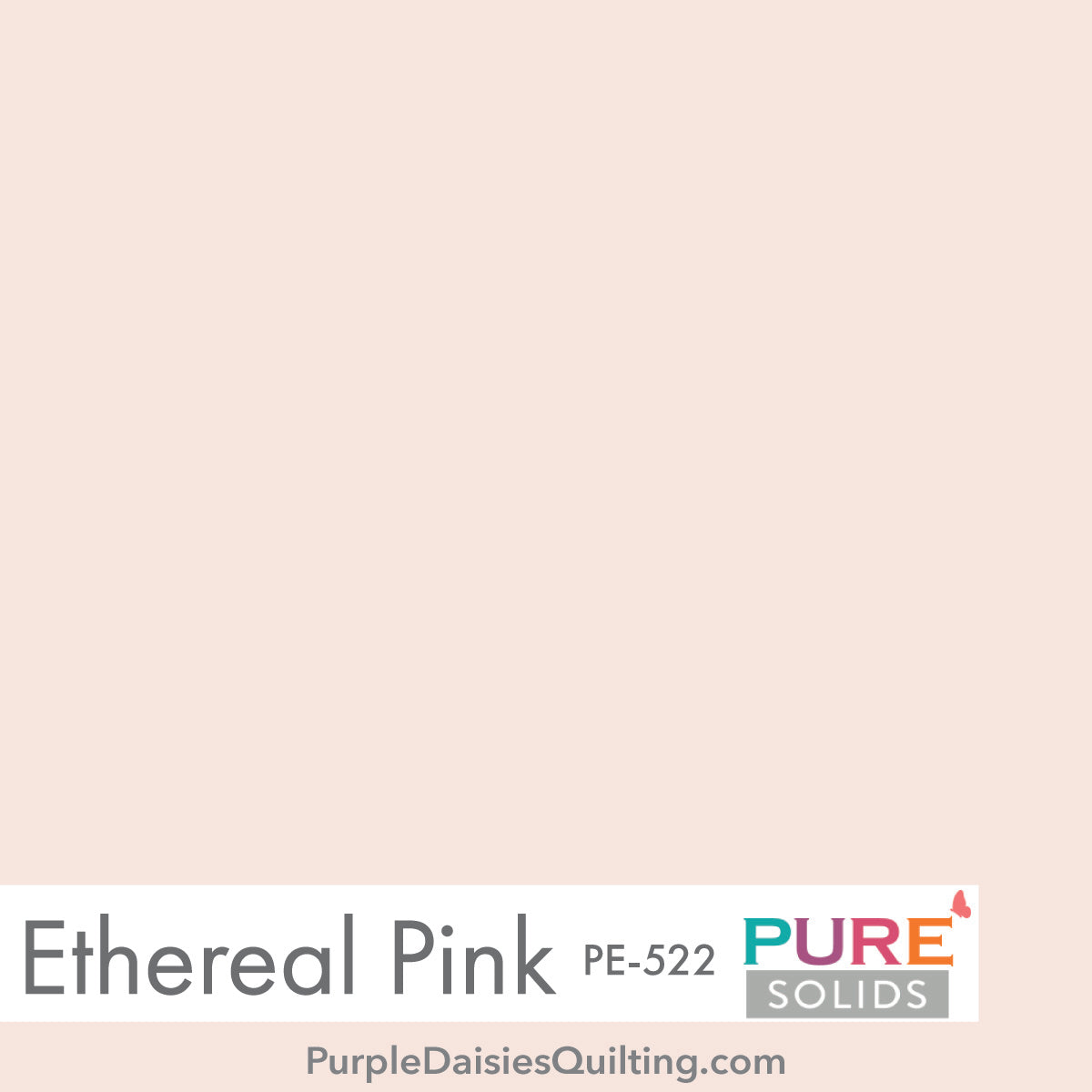 Ethereal Pink PURE Solids by Art Gallery Fabrics PE 522
