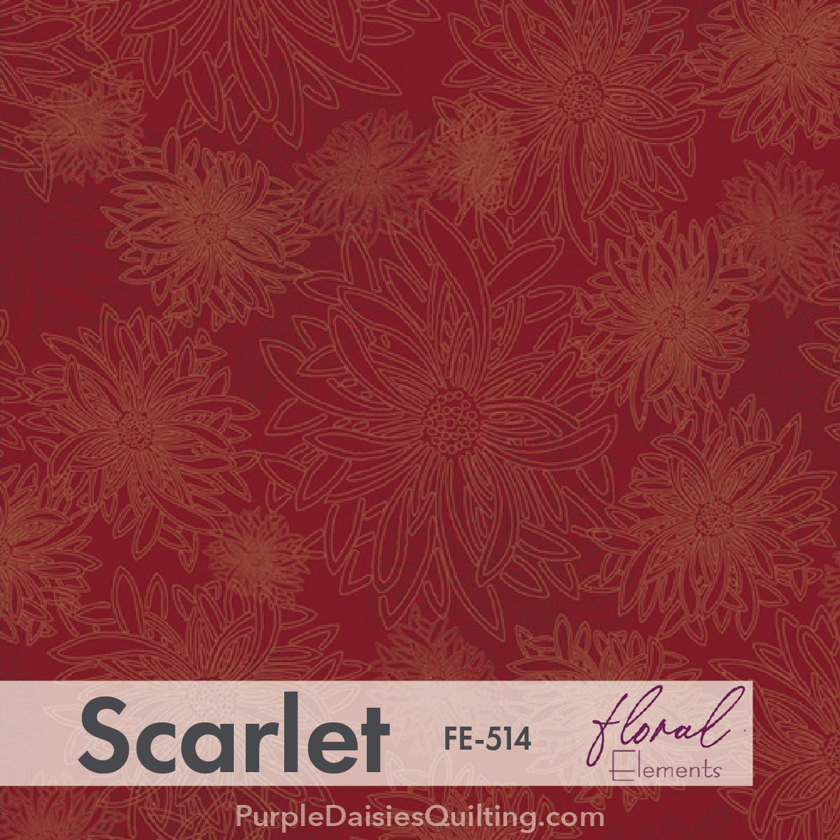 Floral Elements • Scarlet • FE-514