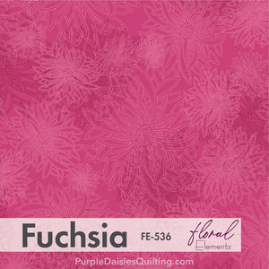 Fuchsia Floral Elements by Art Gallery Fabrics FE 536