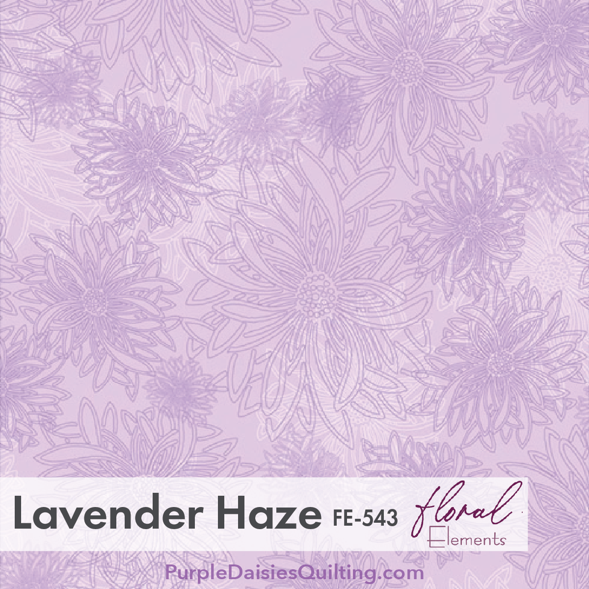 Floral Elements Lavender Haze FE-543 from Art Gallery Fabrics