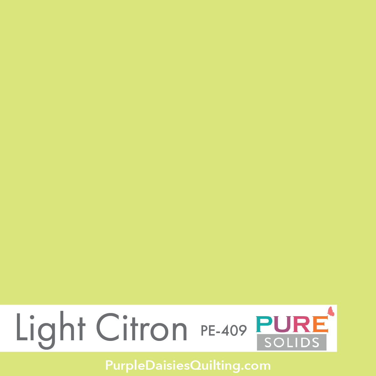 Light Citron PURE Solids by Art Gallery Fabrics PE-409
