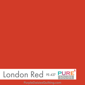 London Red PURE Solids by Art Gallery Fabrics PE 437