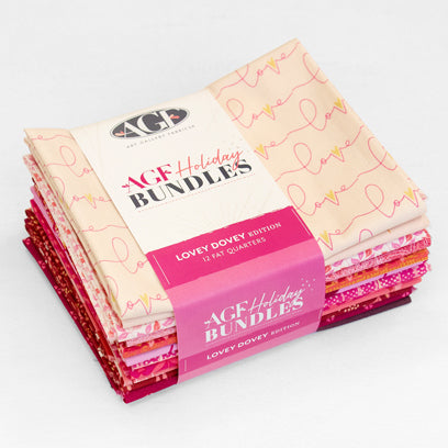 Lovey Dovey Fat Quarter Bundle - AGF Holiday