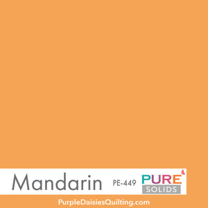 Mandarin PURE Solids by Art Gallery Fabrics PE-449 - Half Yard