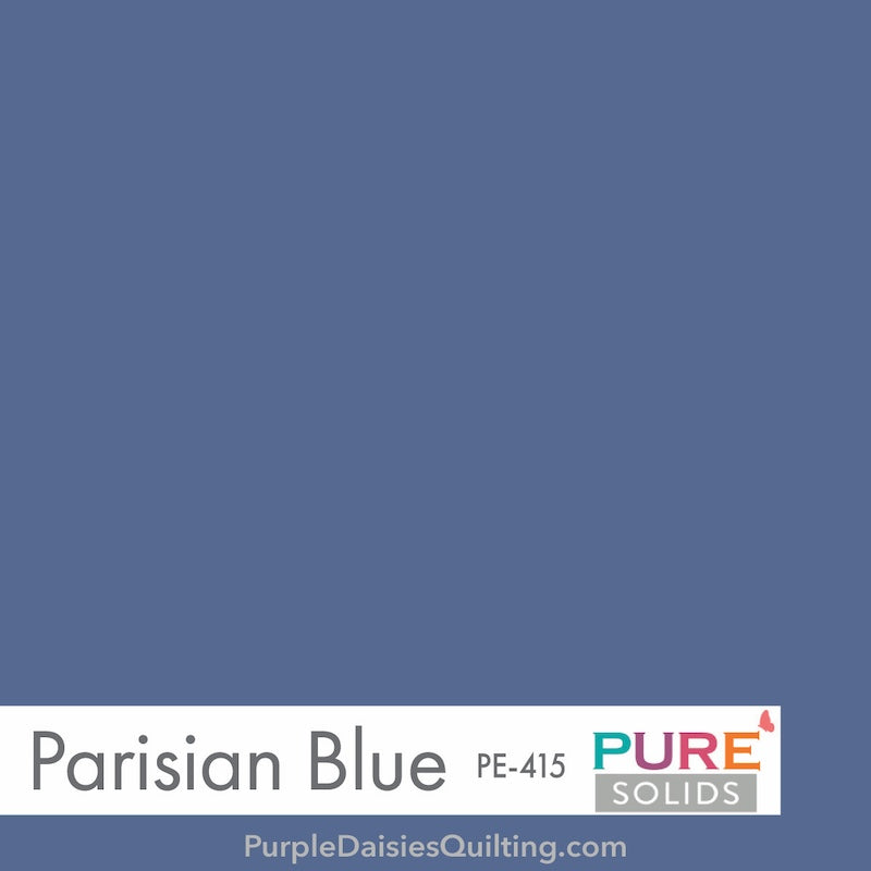 Parisian Blue  - PE-415 - Half Yard