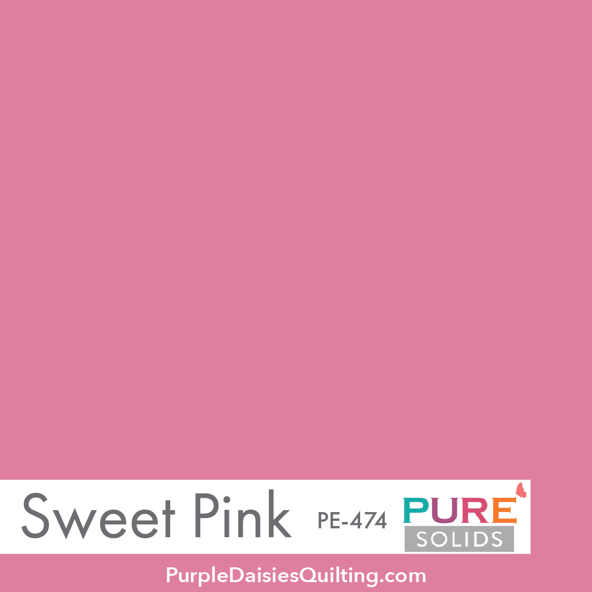 Sweet Pink PURE Solids by Art Gallery Fabrics PE-474