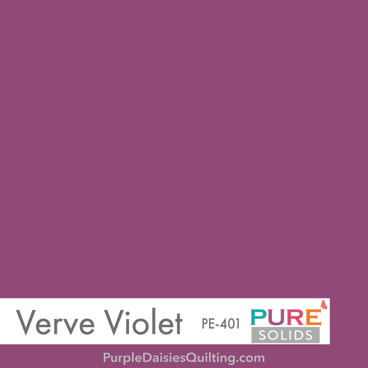 Verve Violet - PE-401 - Half Yard - Purple Daisies Quilting