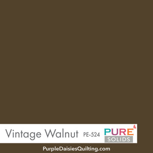 Vintage Walnut PURE Solids by Art Gallery Fabrics PE 524