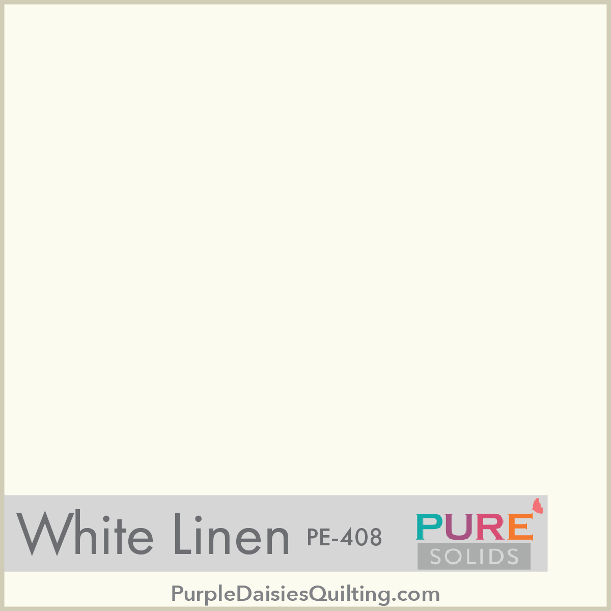 White Linen PURE Solids by Art Gallery Fabrics PE-408