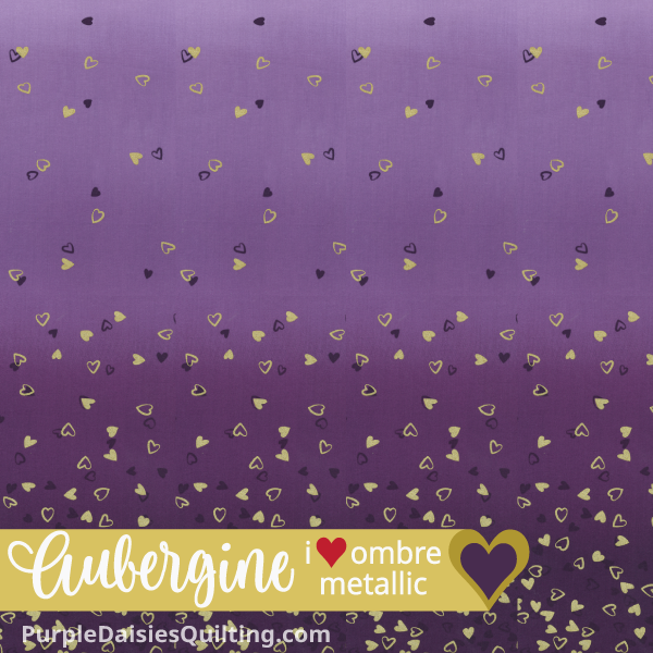 Aubergine • I Heart Ombre • Half Yard - 10875-224M
