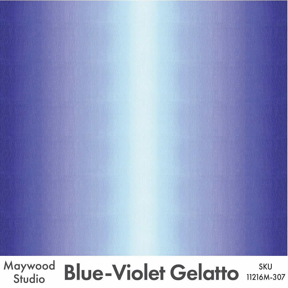 Blue Violet Gelato Ombre from Maywood Studio fabrics