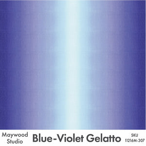 Blue Violet Gelato Ombre from Maywood Studio fabrics