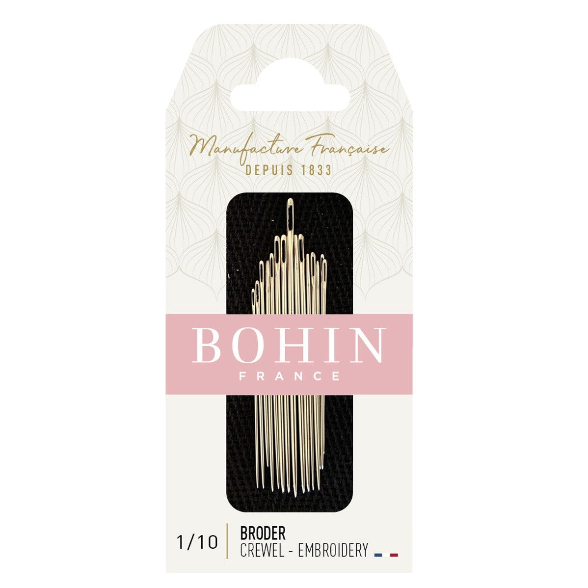 Bohin Hand Embroidery Needles - sizes 1/10