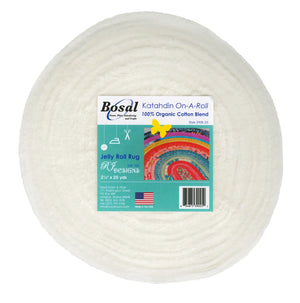 Precut Batting Roll - 2 1/2” wide for fabric jelly rolls