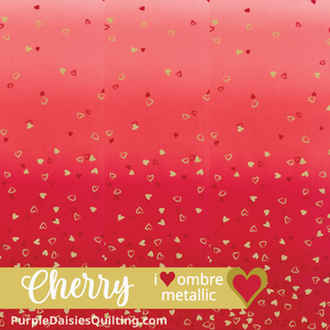 Cherry • I Heart Ombre • Half Yard - 10875-314M