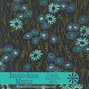 Color Crush Mingle fabric by V and Co. from Moda