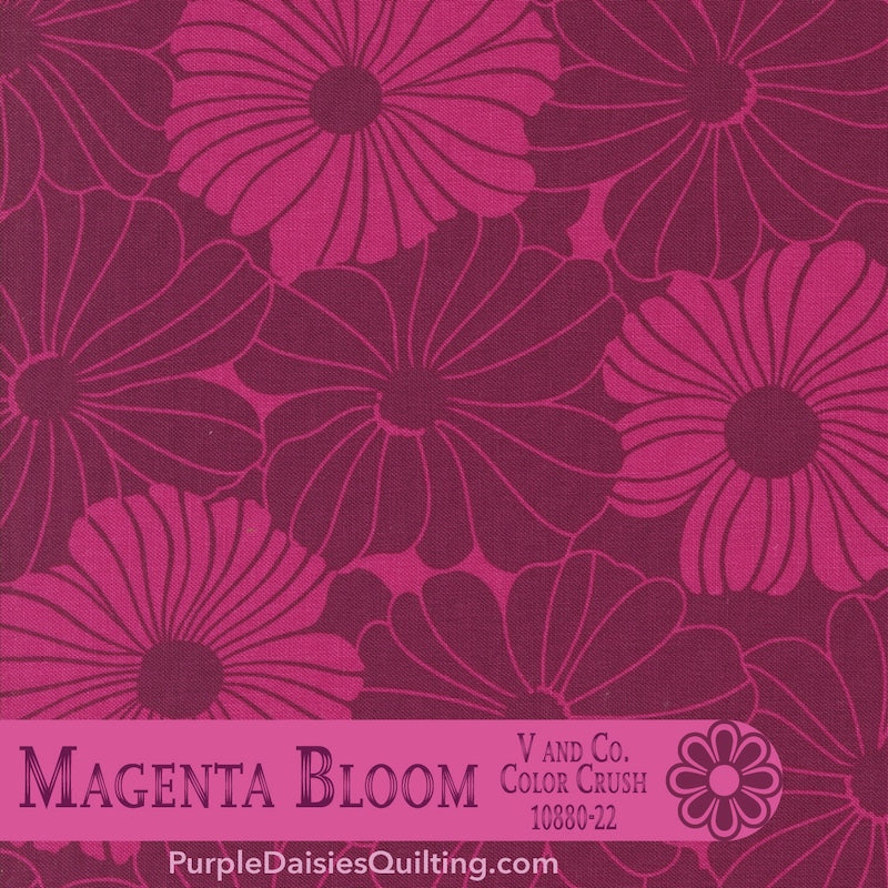 Color Crush Bloom fabric by V and Co. from Moda