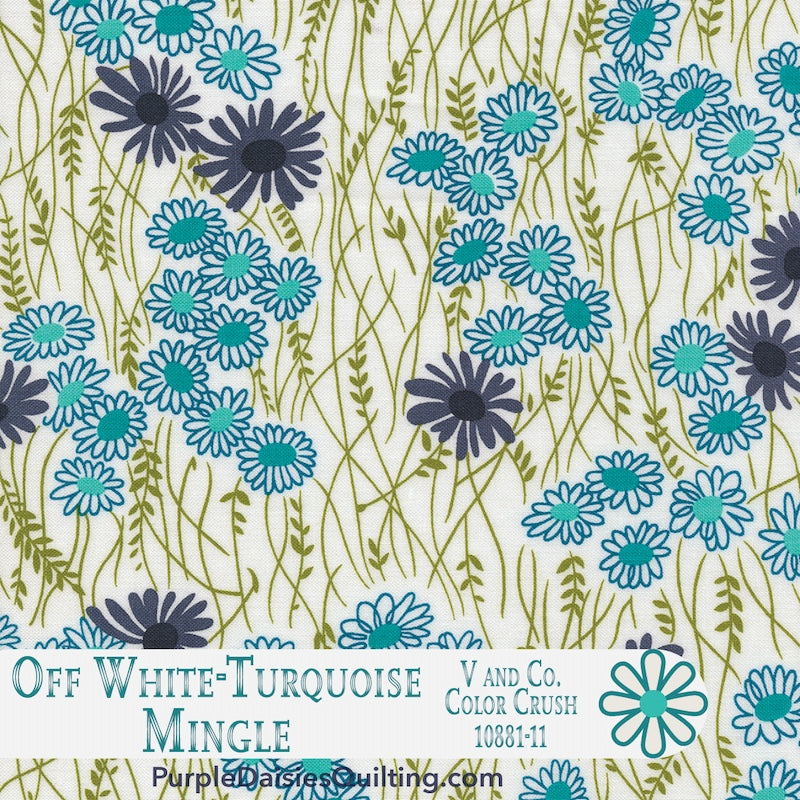 Color Crush Mingle fabric by V and Co. from Moda