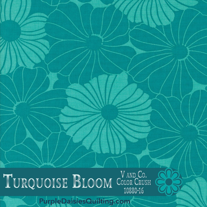 Color Crush Bloom fabric by V and Co. from Moda