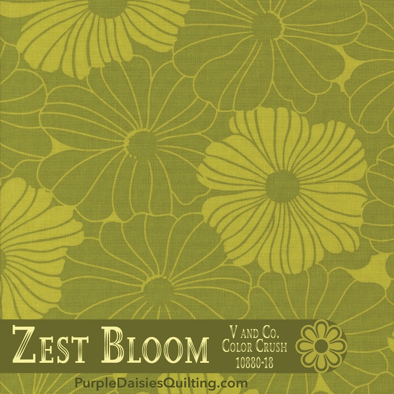 Color Crush Bloom fabric by V and Co. from Moda