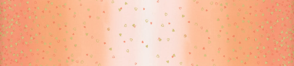 Coral • I Heart Ombre • Half Yard - 10875-221M