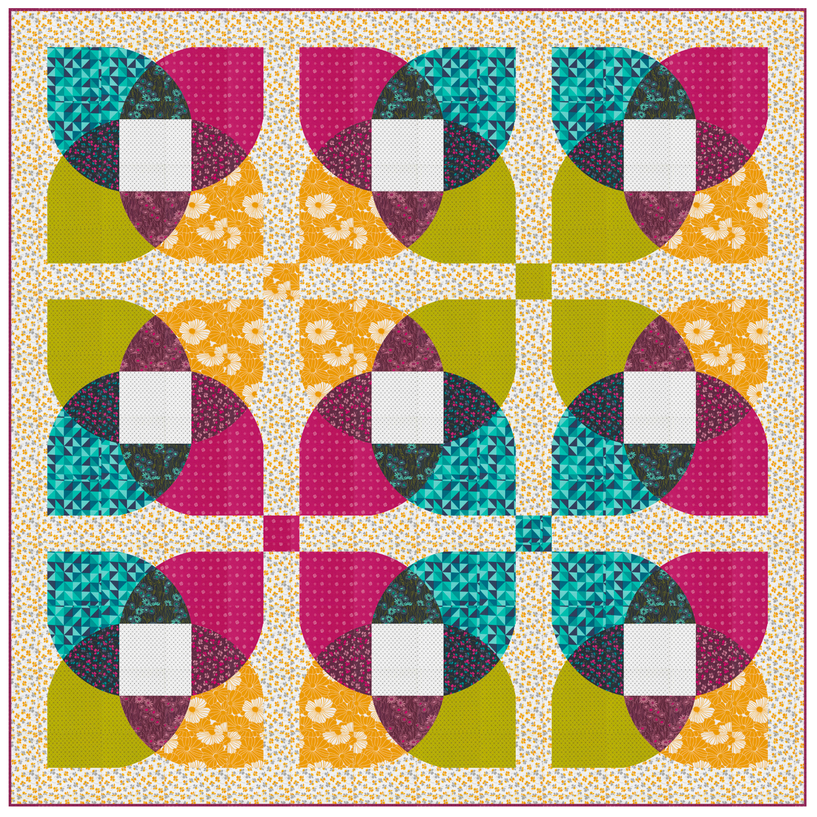 Reflections + Color Crush Quilt Kit